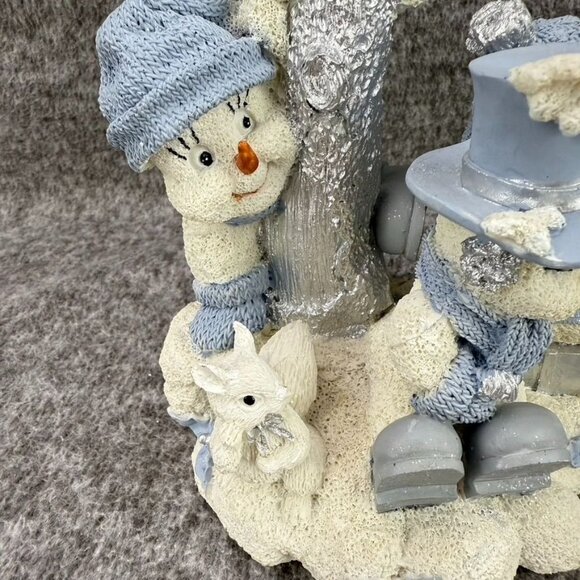 ✅Snow Buddies Around Tree Figurine 1998 7"×5.5"×4" Christmas Decor ✅MISSING BIRD - Picture 9 of 12